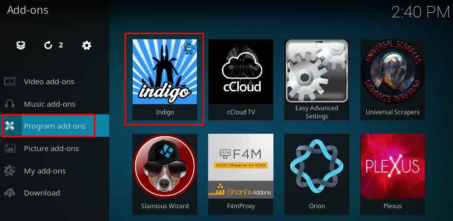 how to install one channel on kodi version 17